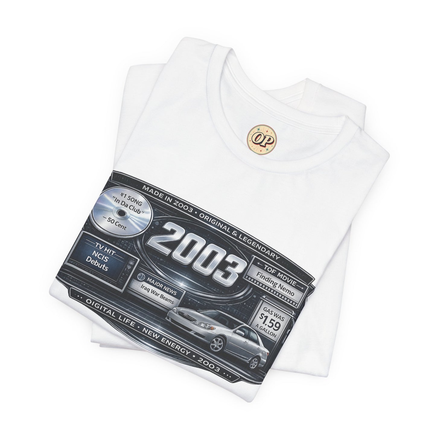 2003 Y2K Classic Car T-Shirt | Born in 2003 Birthday Gift | 23rd Birthday Tee for Men & Women