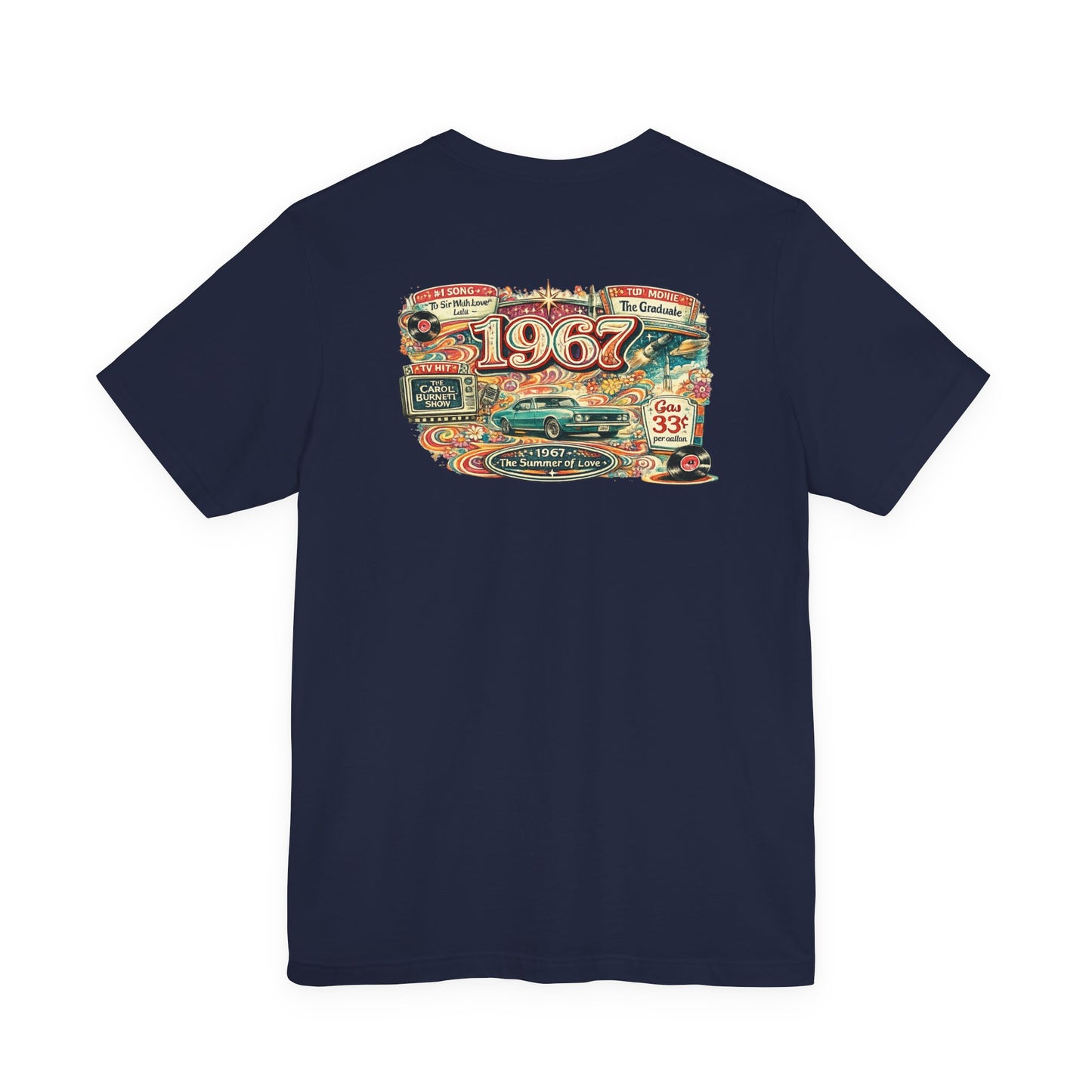 1967 Camaro T-Shirt | Vintage Born in 1967 Gift | 59th Birthday Retro Tee for Men & Women