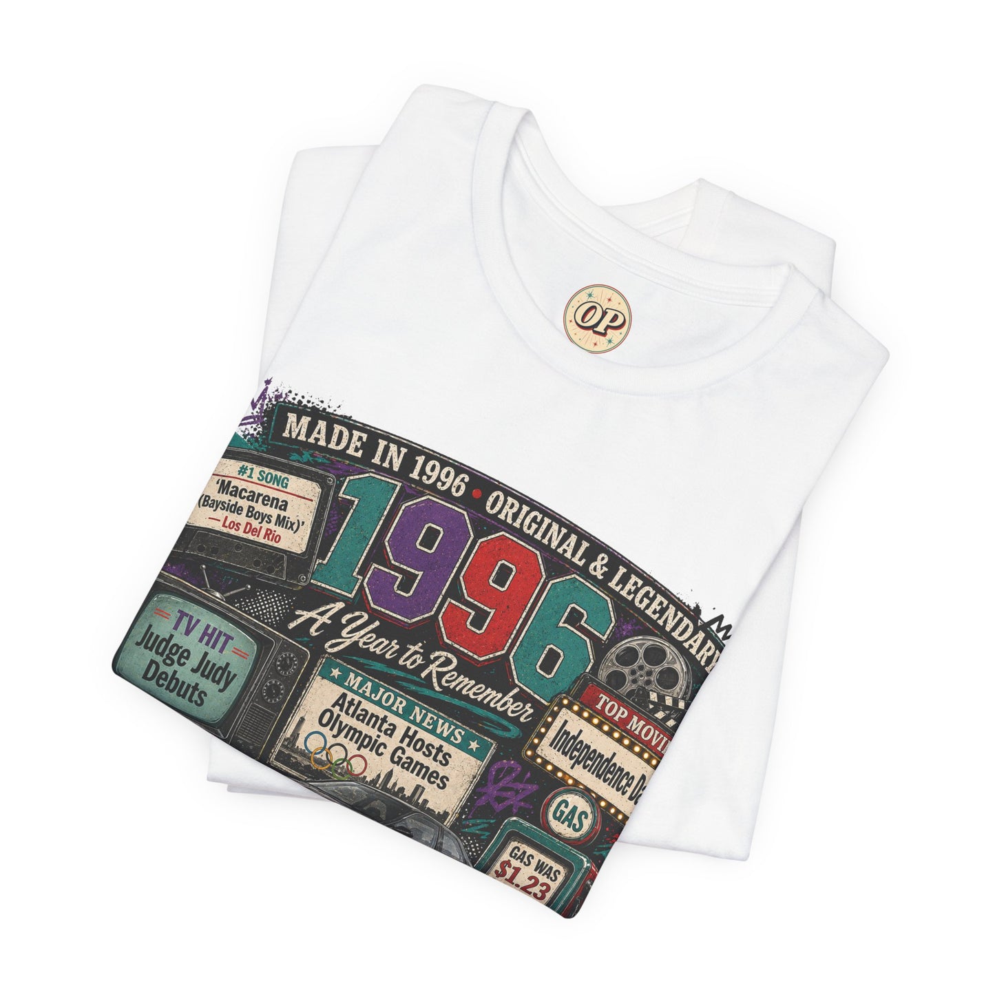 1996 Classic Car T-Shirt | Born in 1996 30th Birthday Gift | Milestone Birthday Tee for Men & Women