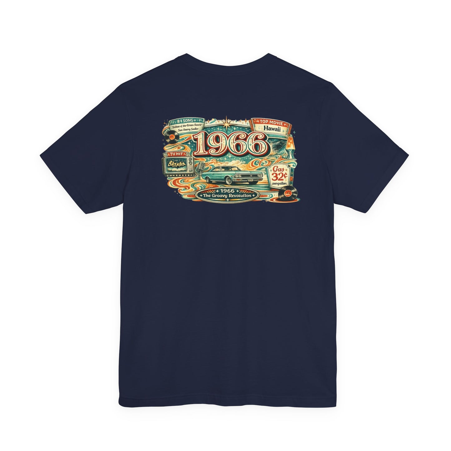 1966 Chevelle T-Shirt | Vintage Born in 1966 Gift | 60th Birthday Retro Tee for Men & Women