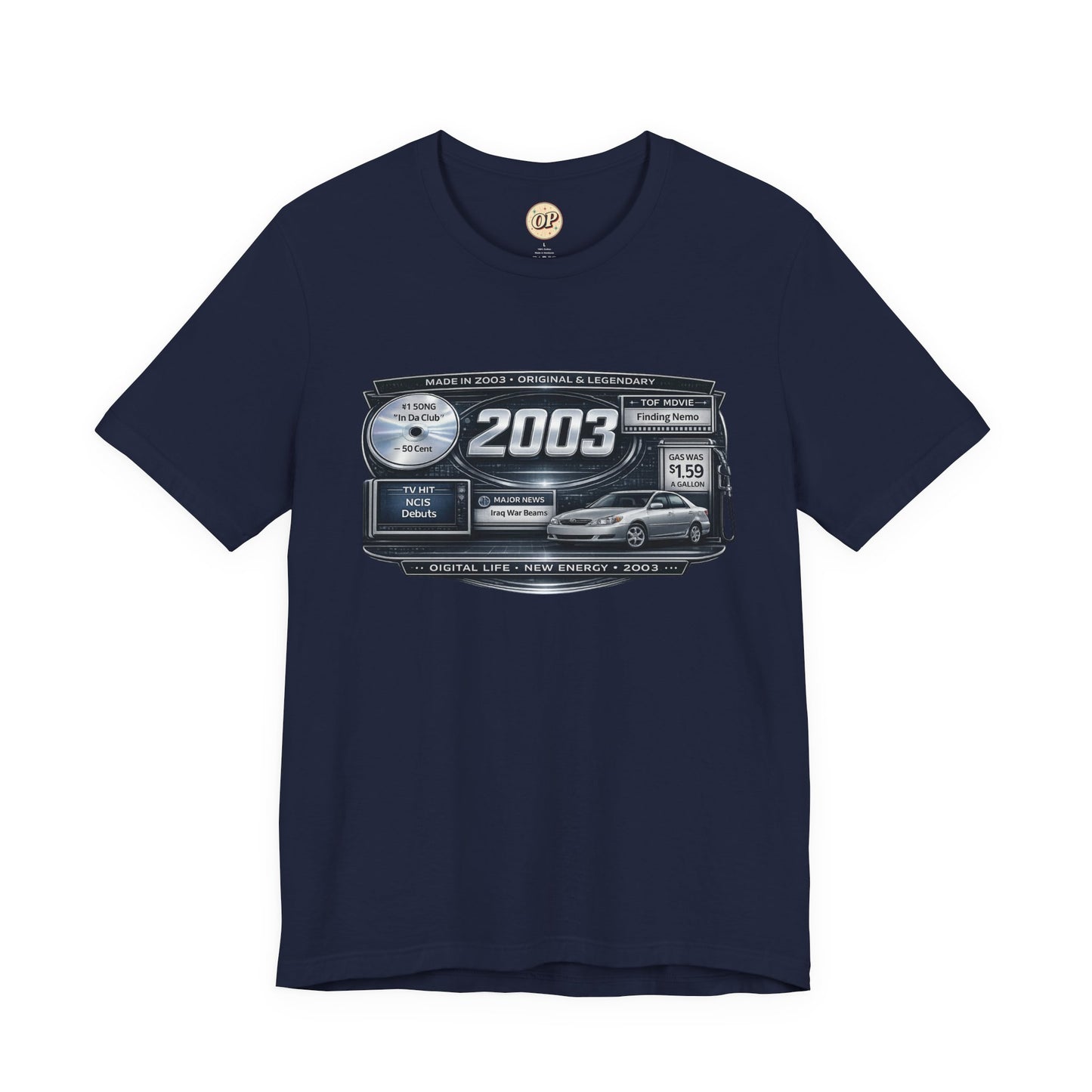 2003 Y2K Classic Car T-Shirt | Born in 2003 Birthday Gift | 23rd Birthday Tee for Men & Women