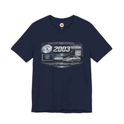 2003 Y2K Classic Car T-Shirt | Born in 2003 Birthday Gift | 23rd Birthday Tee for Men & Women