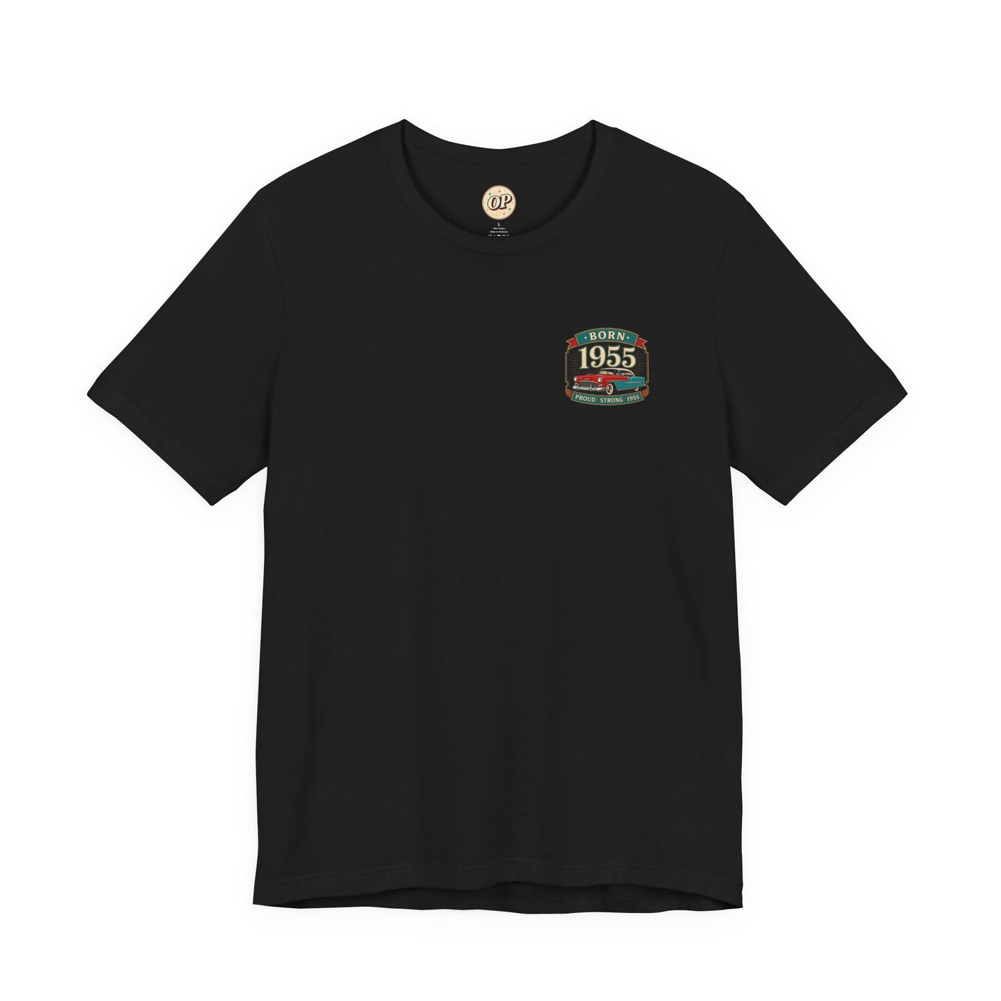 1955 Chevrolet Classic T-Shirt | Vintage Born in 1955 Gift | 71st Birthday Retro Tee for Men & Women