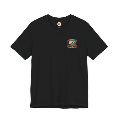 1955 Chevrolet Classic T-Shirt | Vintage Born in 1955 Gift | 71st Birthday Retro Tee for Men & Women