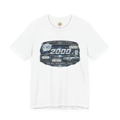 2000 Y2K Classic Car T-Shirt | Born in 2000 Birthday Gift | 26th Birthday Tee for Men & Women