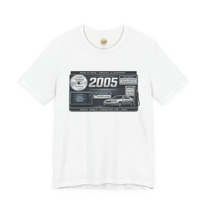 2005 Y2K Classic Car T-Shirt | Born in 2005 21st Birthday Gift | Legal Milestone Tee for Men & Women