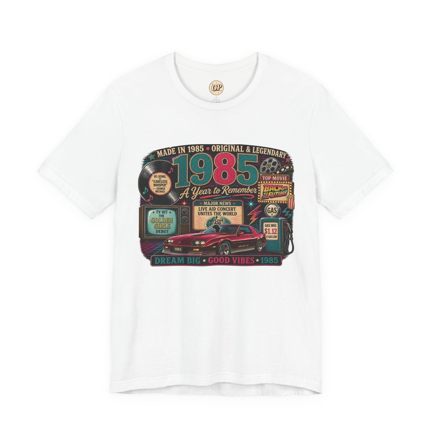 1985 Classic Muscle Car T-Shirt | Born in 1985 Birthday Gift | 41st Birthday Tee for Men & Women