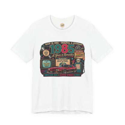 1985 Classic Muscle Car T-Shirt | Born in 1985 Birthday Gift | 41st Birthday Tee for Men & Women