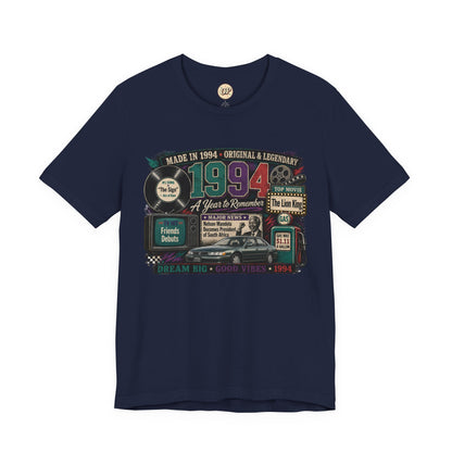 1994 Classic Car T-Shirt | Born in 1994 Birthday Gift | 32nd Birthday Tee for Men & Women