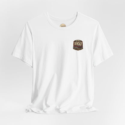 1952 Cadillac T-Shirt | Vintage Born in 1952 Gift | 74th Birthday Retro Tee for Men & Women