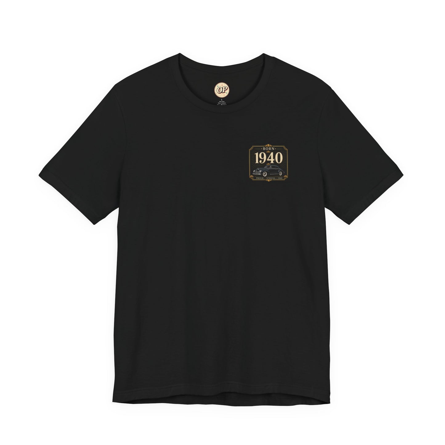 1940 Classic Coupe T-Shirt | Vintage Born in 1940 Gift | 86th Birthday Retro Tee for Men & Women