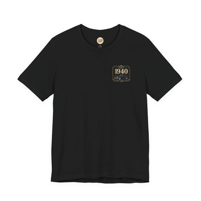 1940 Classic Coupe T-Shirt | Vintage Born in 1940 Gift | 86th Birthday Retro Tee for Men & Women