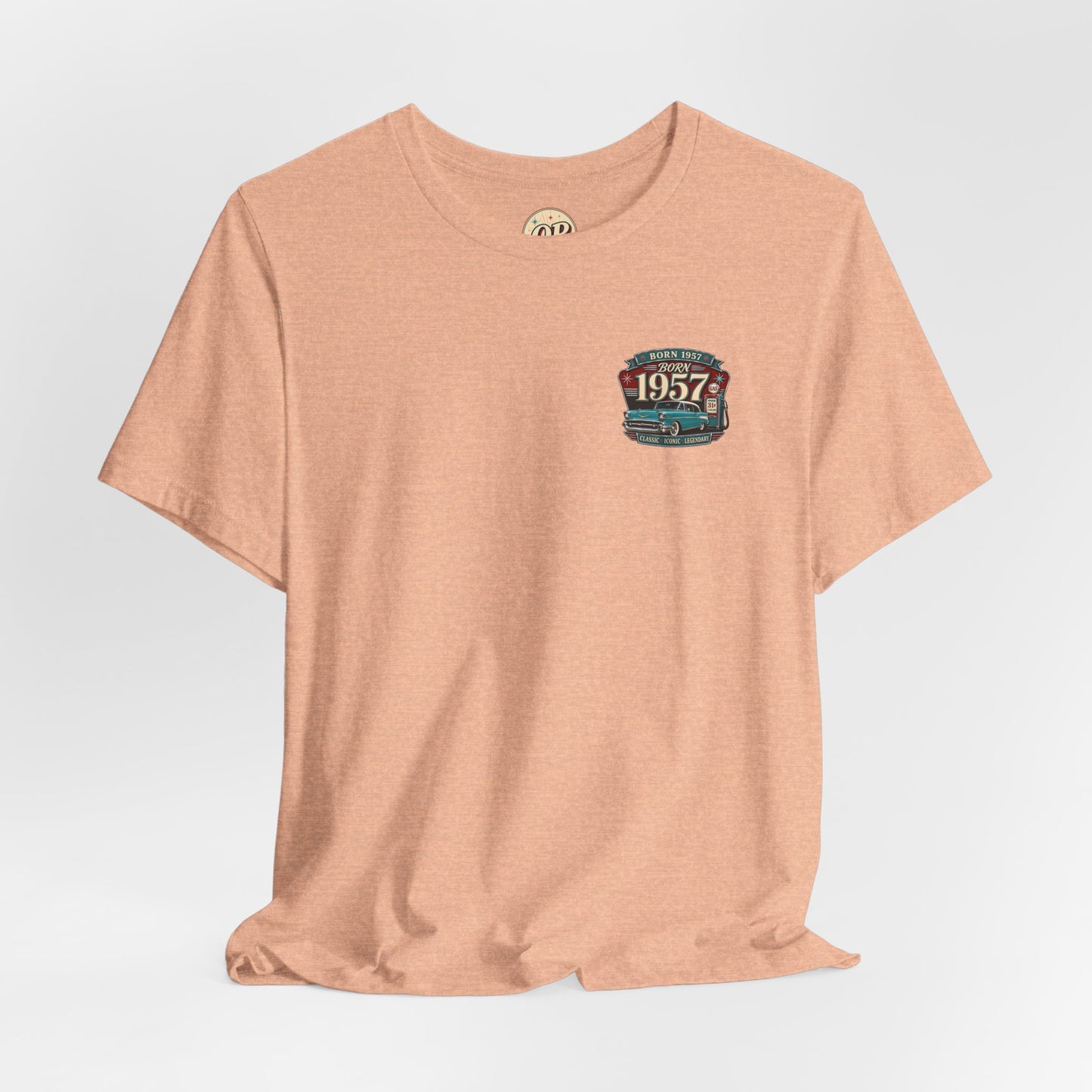1957 Chevrolet Bel Air T-Shirt | Vintage Born in 1957 Gift | 69th Birthday Retro Tee for Men & Women