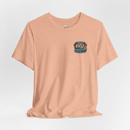 1957 Chevrolet Bel Air T-Shirt | Vintage Born in 1957 Gift | 69th Birthday Retro Tee for Men & Women