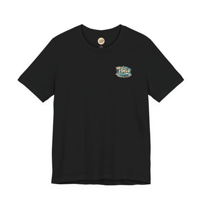 1964 Mustang T-Shirt | Vintage Born in 1964 Gift | 62nd Birthday Retro Tee for Men & Women