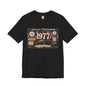 1977 American Original T-Shirt | Born in 1977 49th Birthday Gift | Patriotic Classic Car Tee for Men & Women