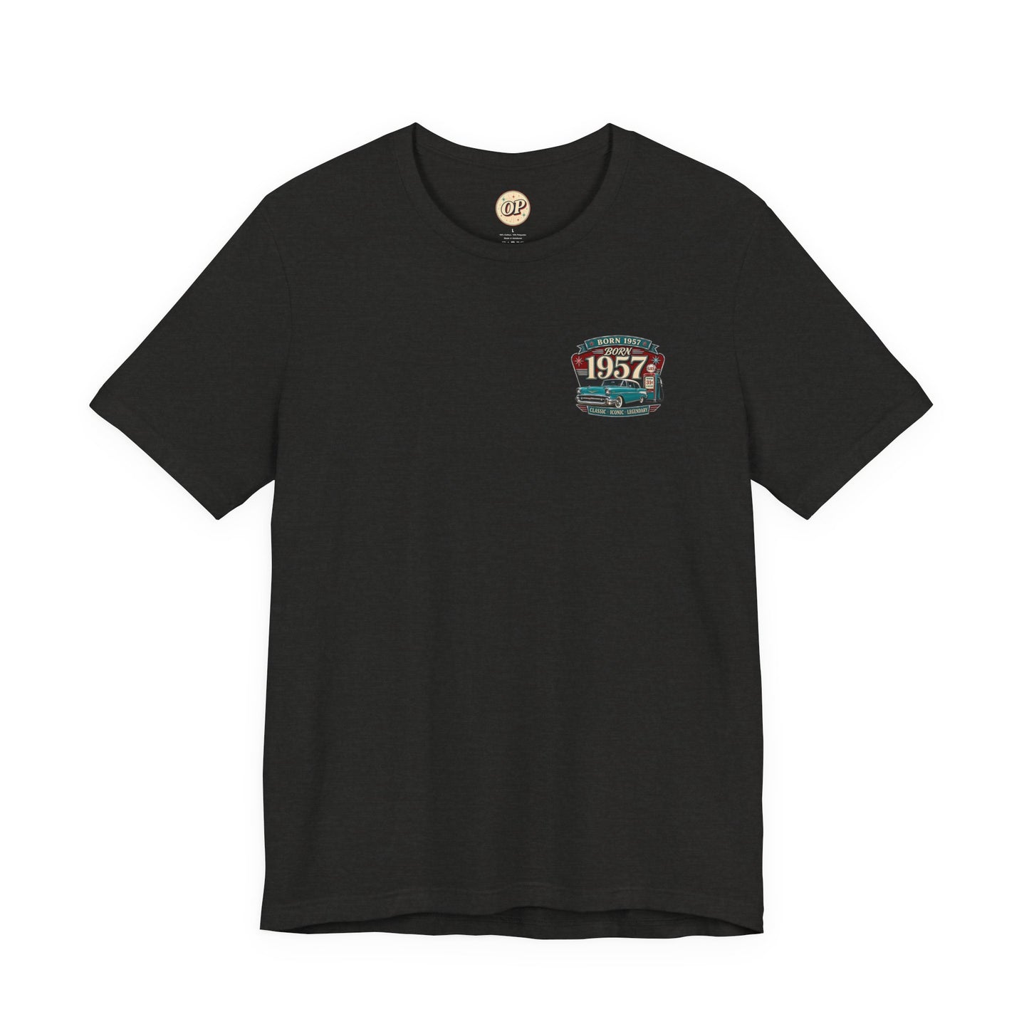 1957 Chevrolet Bel Air T-Shirt | Vintage Born in 1957 Gift | 69th Birthday Retro Tee for Men & Women