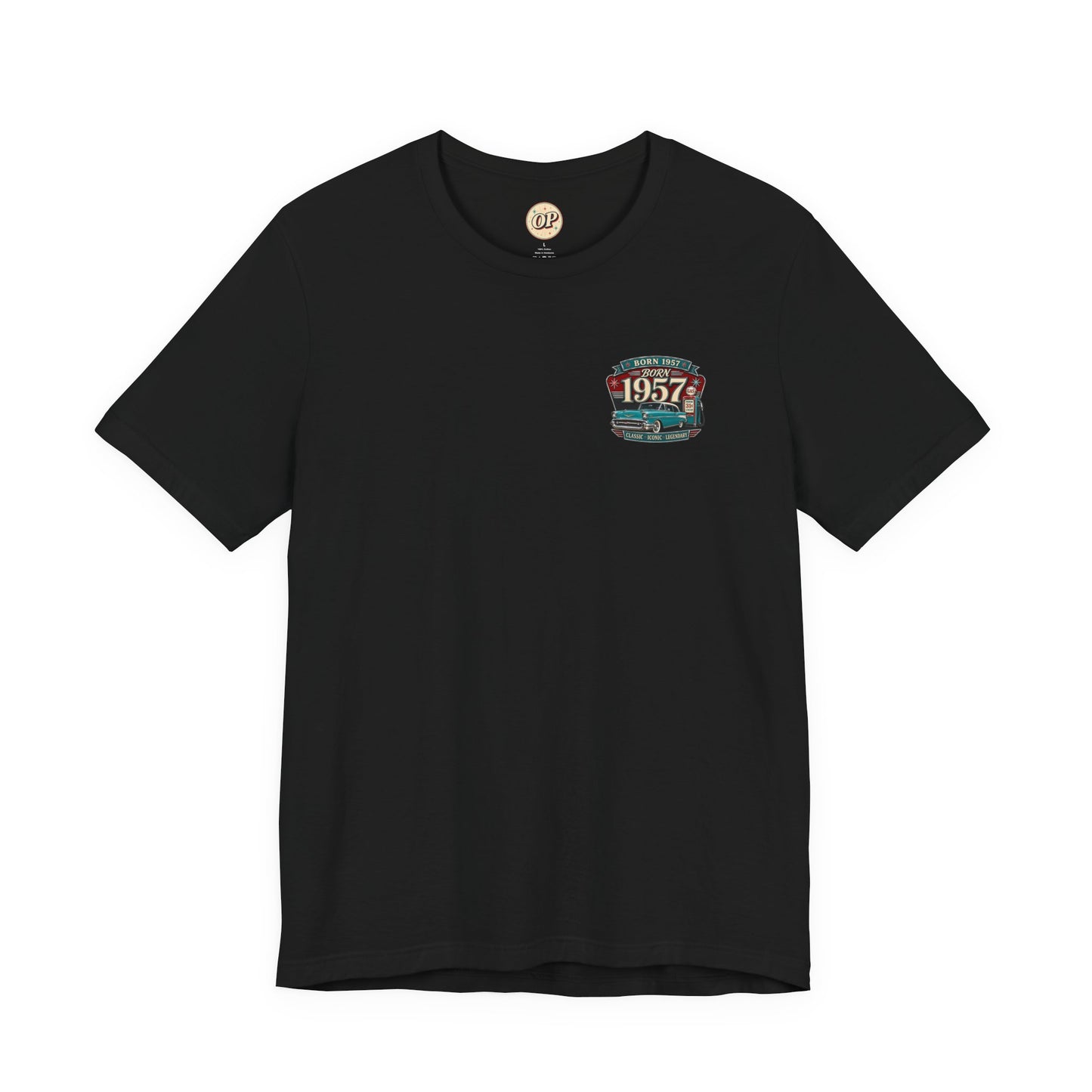 1957 Chevrolet Bel Air T-Shirt | Vintage Born in 1957 Gift | 69th Birthday Retro Tee for Men & Women