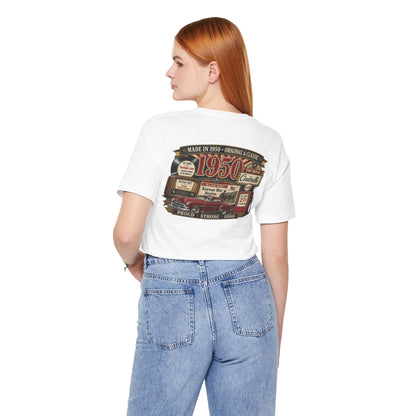 1950 Chevrolet T-Shirt | Vintage Born in 1950 Gift | 76th Birthday Retro Tee for Men & Women