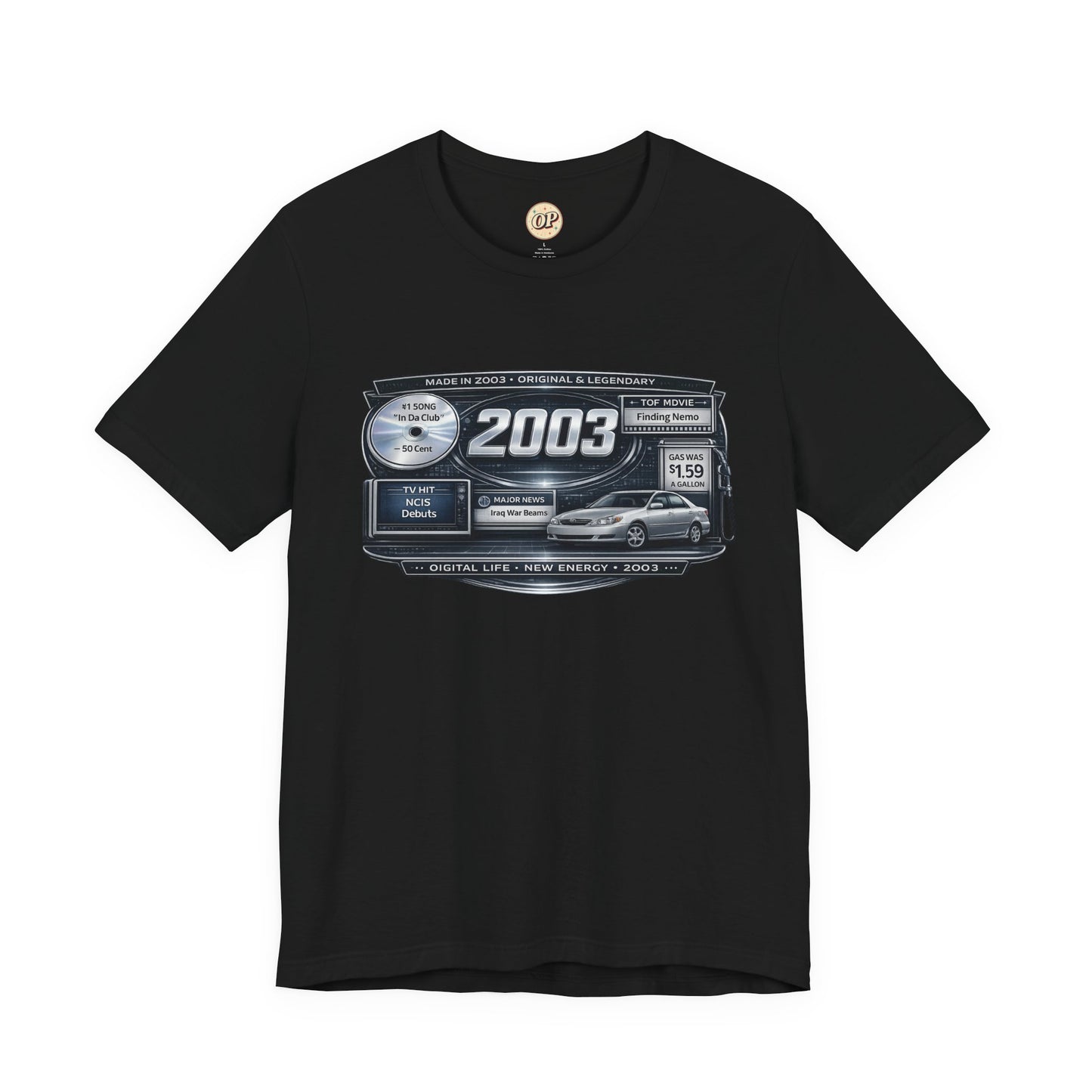 2003 Y2K Classic Car T-Shirt | Born in 2003 Birthday Gift | 23rd Birthday Tee for Men & Women