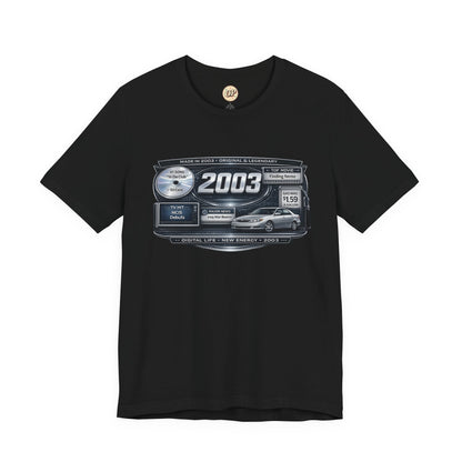 2003 Y2K Classic Car T-Shirt | Born in 2003 Birthday Gift | 23rd Birthday Tee for Men & Women