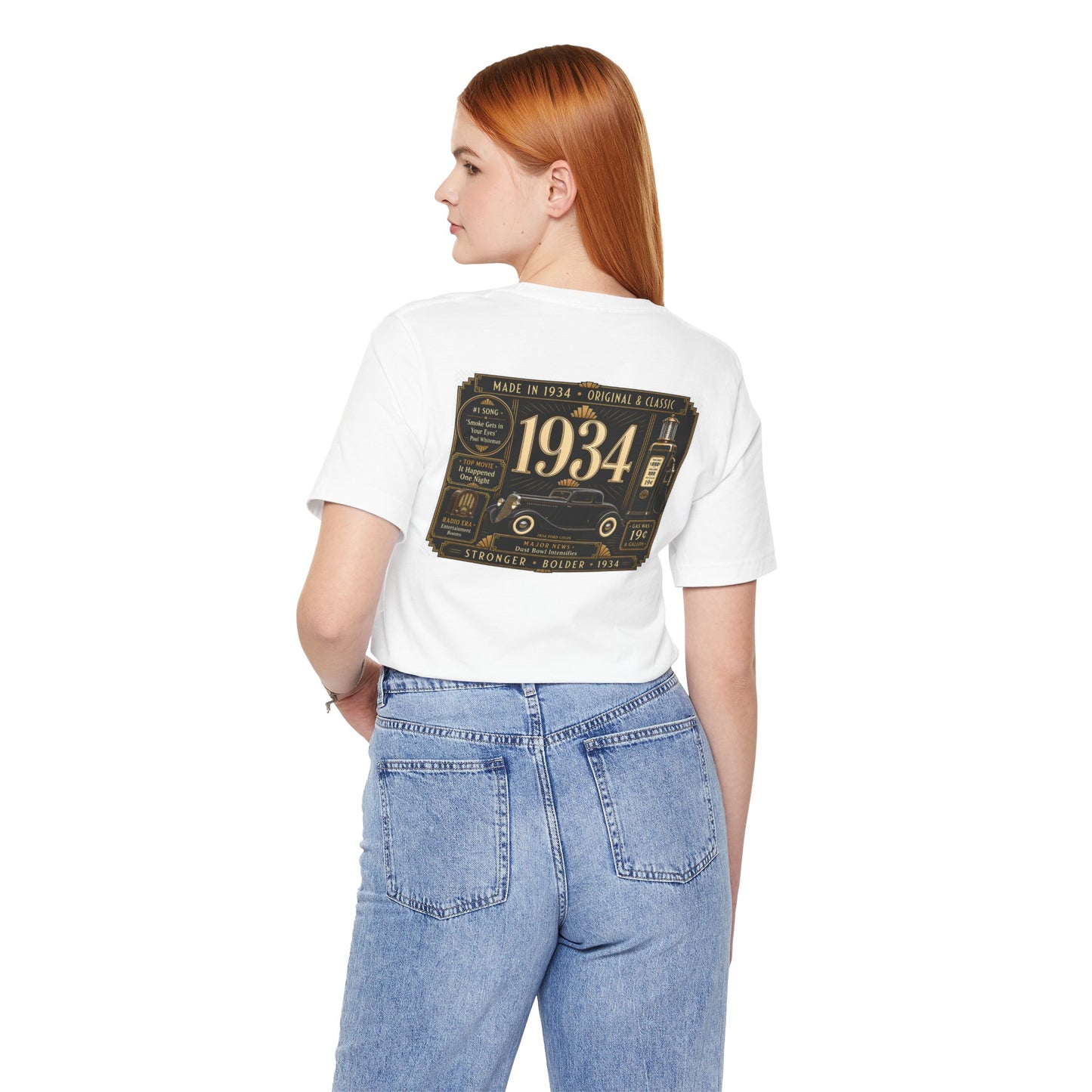 1934 Classic Truck T-Shirt | Vintage Born in 1934 Gift | 92nd Birthday Retro Tee for Men & Women