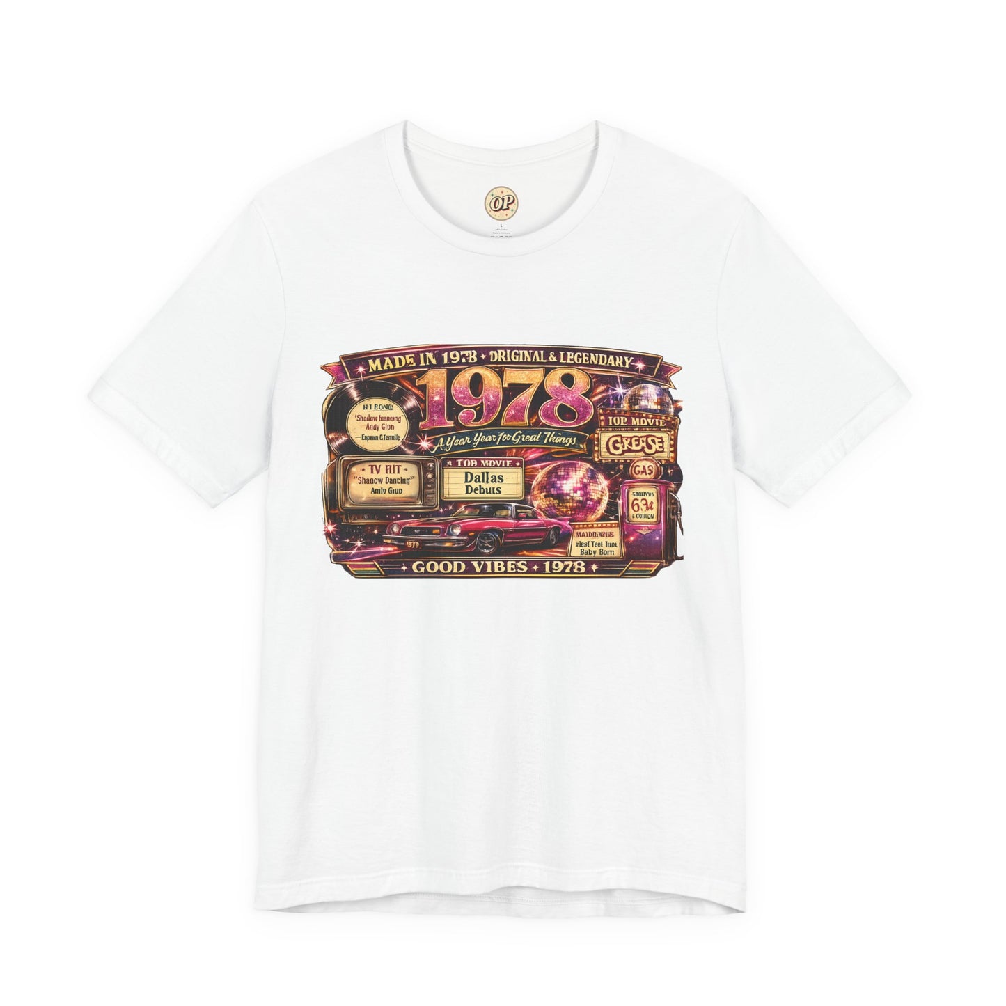 1978 Muscle Car T-Shirt | Born in 1978 Birthday Gift | 48th Birthday Tee for Men & Women