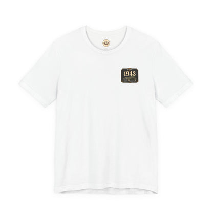 1943 Fleetmaster T-Shirt | Vintage Born in 1943 Gift | 83rd Birthday Retro Tee for Men & Women