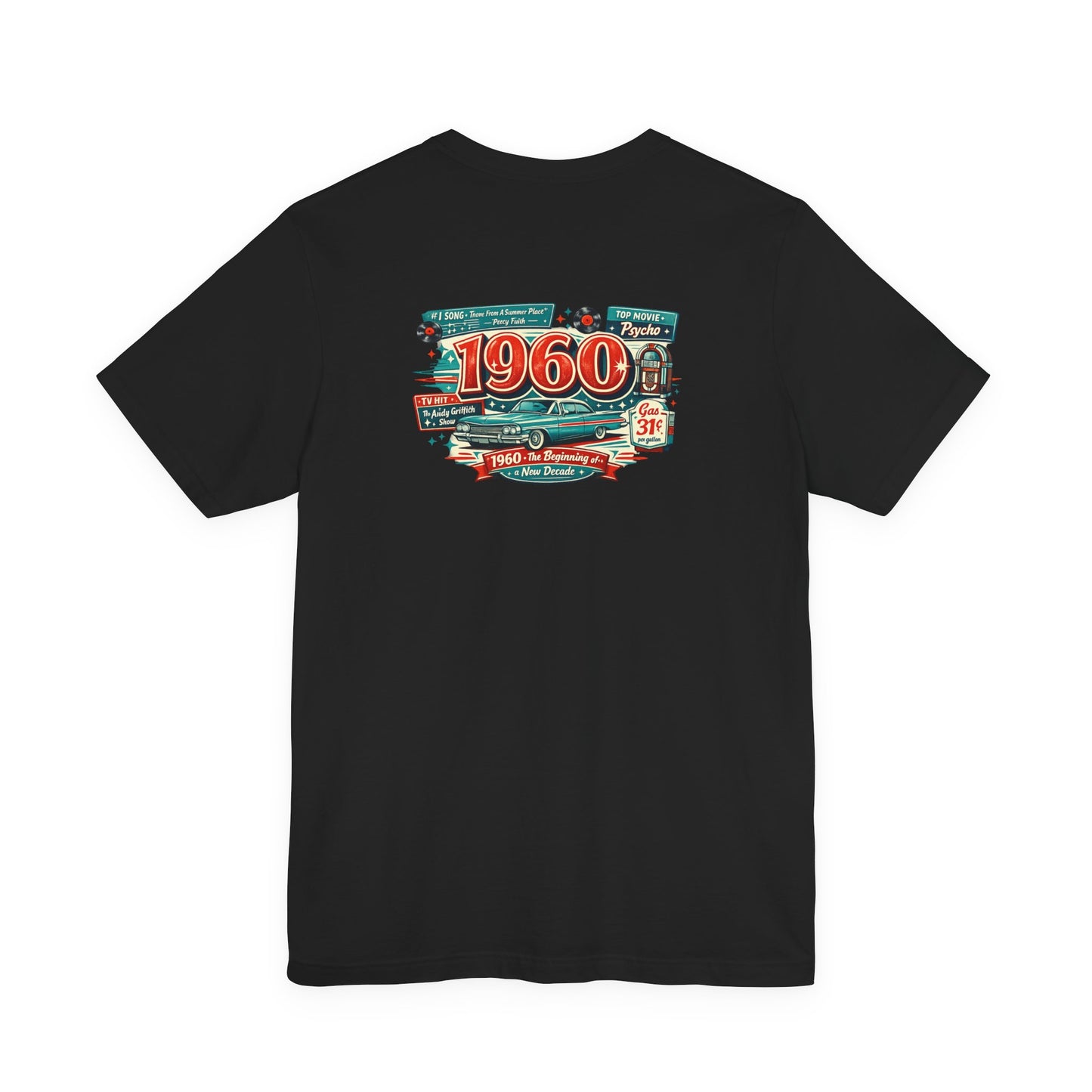 1960 Chevrolet T-Shirt | Vintage Born in 1960 Gift | 66th Birthday Retro Tee for Men & Women