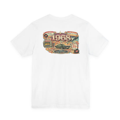 1968 Charger T-Shirt | Vintage Born in 1968 Gift | 58th Birthday Retro Tee for Men & Women