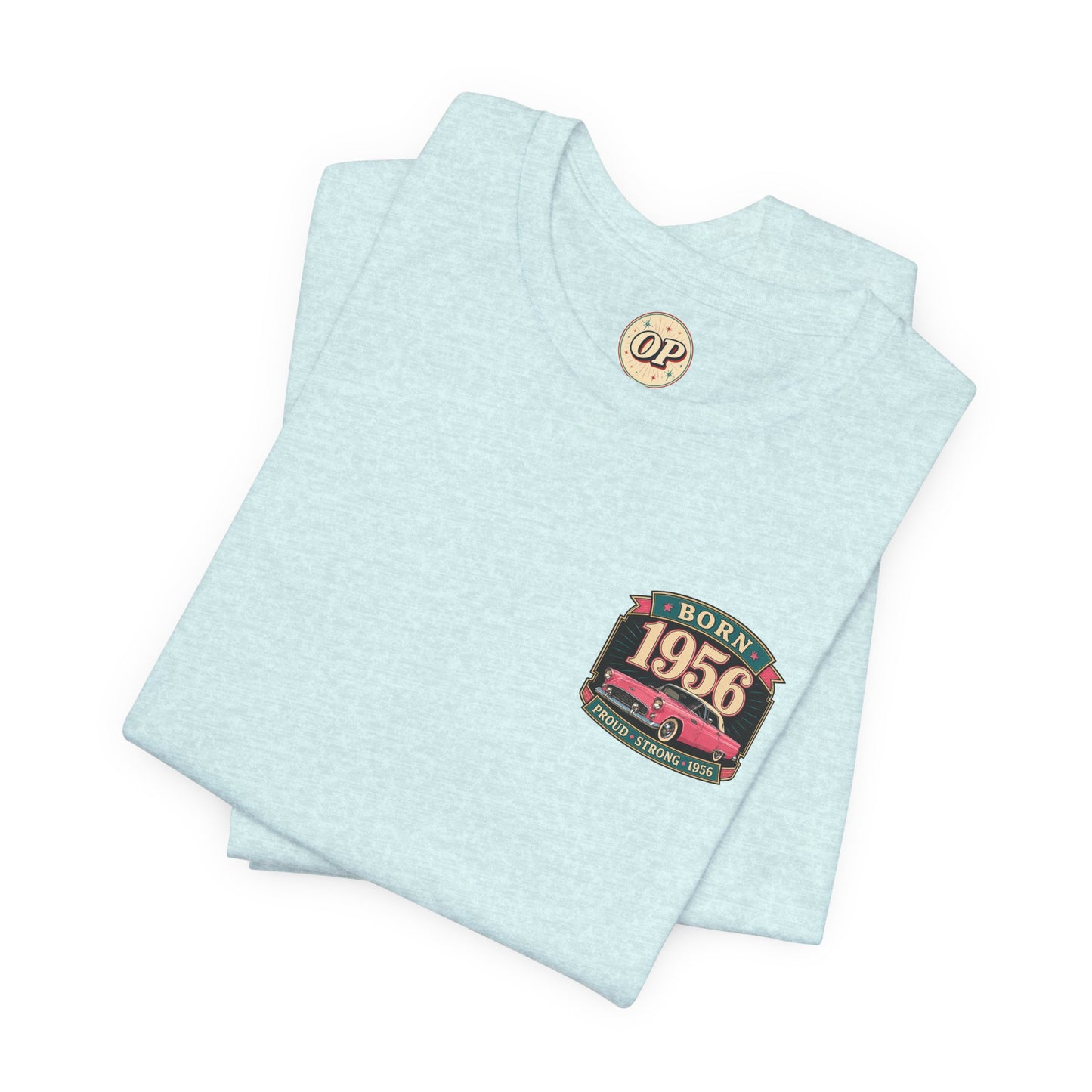 1956 Thunderbird T-Shirt | Vintage Born in 1956 Gift | 70th Birthday Retro Tee for Men & Women