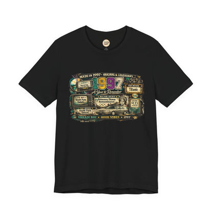 1997 Classic Car T-Shirt | Born in 1997 Birthday Gift | 29th Birthday Tee for Men & Women