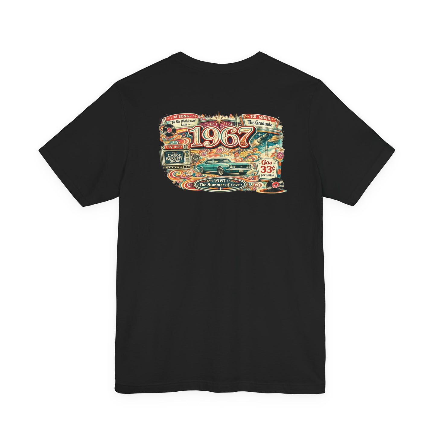 1967 Camaro T-Shirt | Vintage Born in 1967 Gift | 59th Birthday Retro Tee for Men & Women