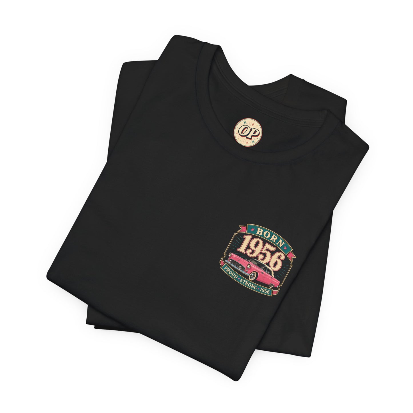 1956 Thunderbird T-Shirt | Vintage Born in 1956 Gift | 70th Birthday Retro Tee for Men & Women