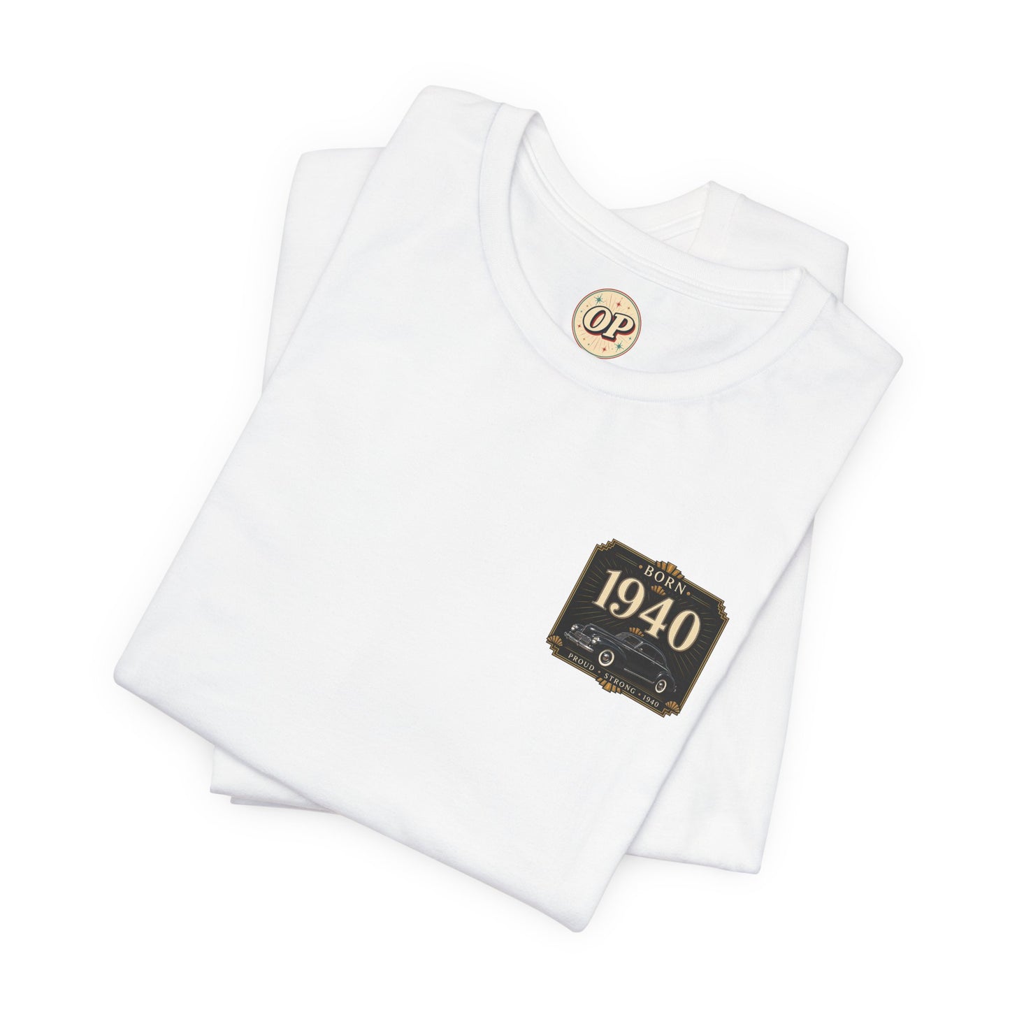 1940 Classic Coupe T-Shirt | Vintage Born in 1940 Gift | 86th Birthday Retro Tee for Men & Women