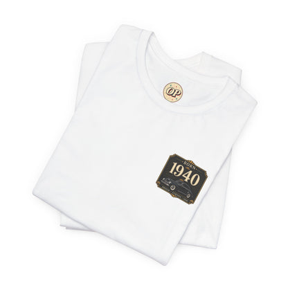 1940 Classic Coupe T-Shirt | Vintage Born in 1940 Gift | 86th Birthday Retro Tee for Men & Women