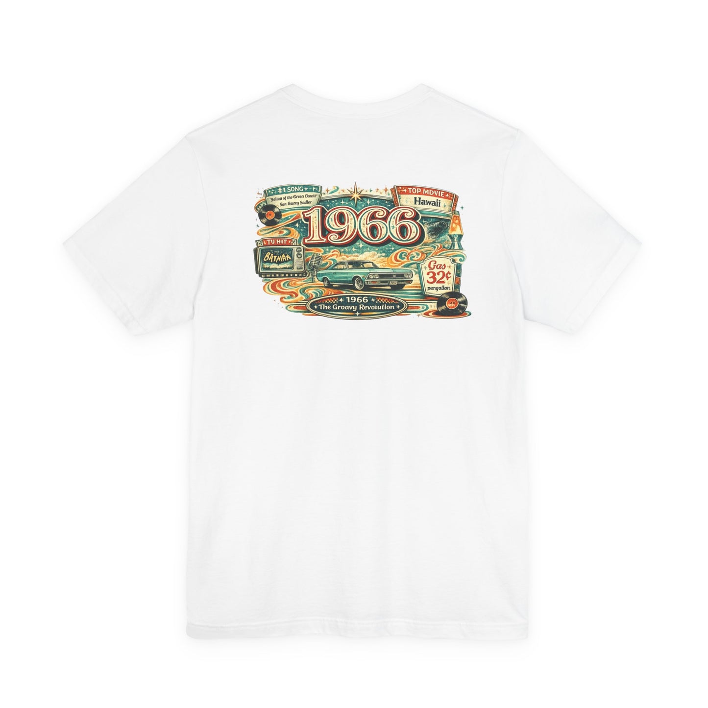 1966 Chevelle T-Shirt | Vintage Born in 1966 Gift | 60th Birthday Retro Tee for Men & Women