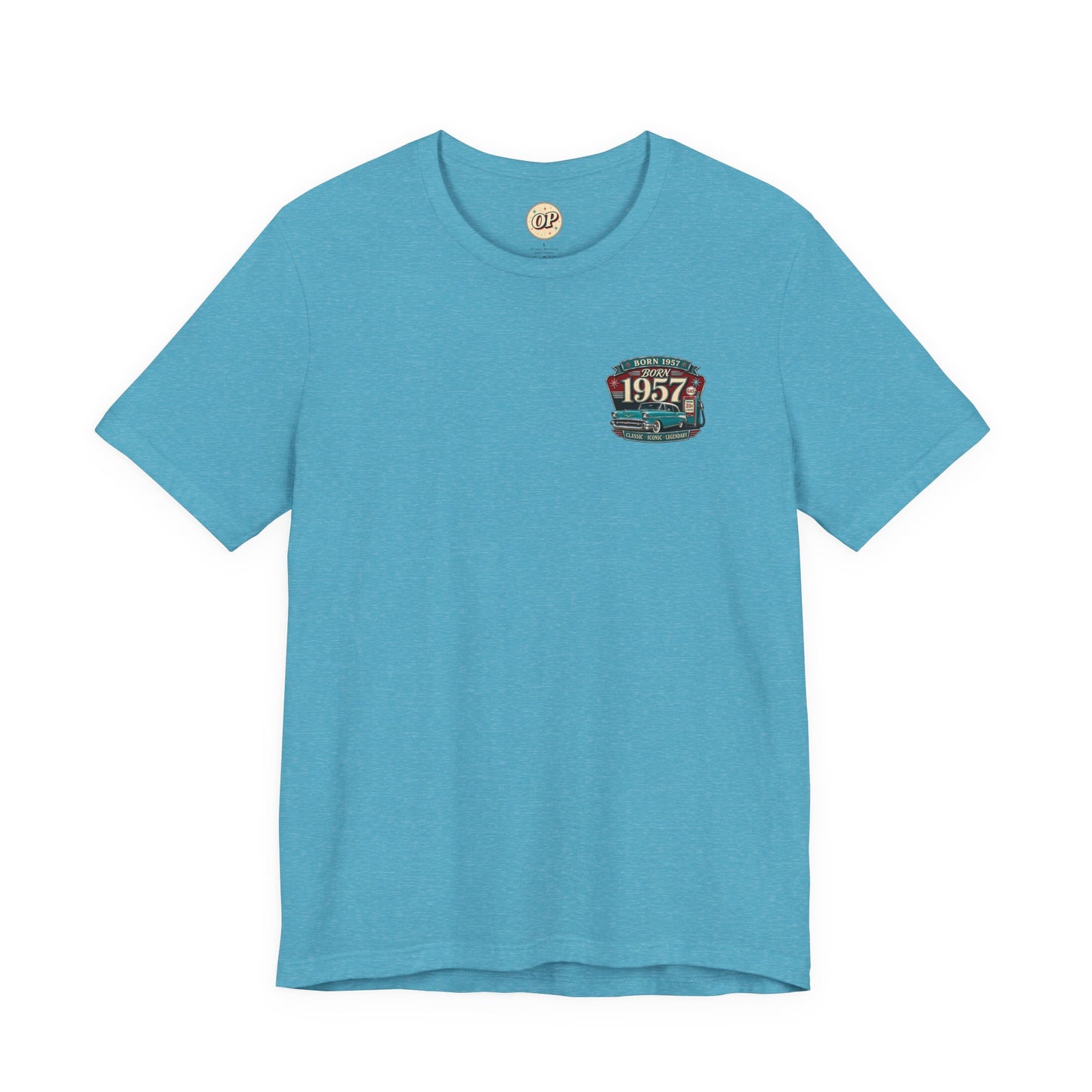 1957 Chevrolet Bel Air T-Shirt | Vintage Born in 1957 Gift | 69th Birthday Retro Tee for Men & Women