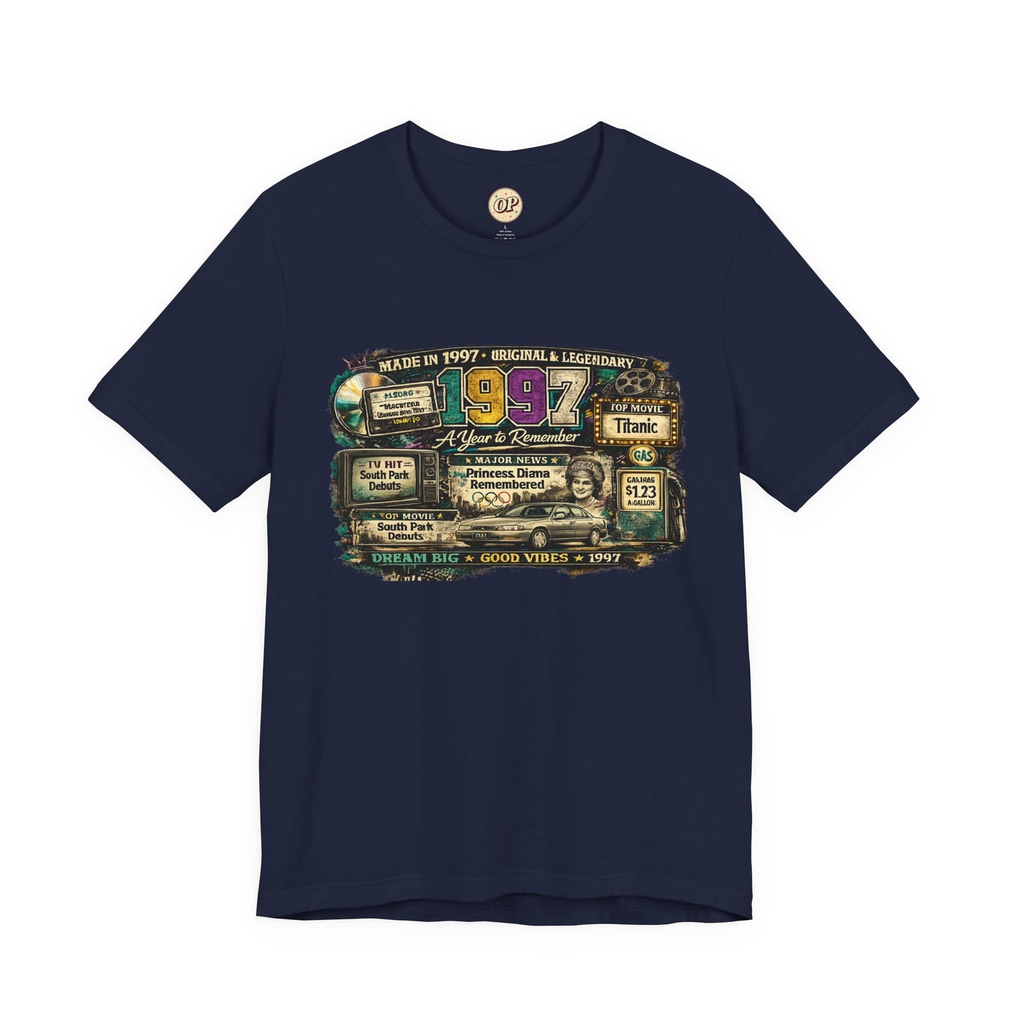 1997 Classic Car T-Shirt | Born in 1997 Birthday Gift | 29th Birthday Tee for Men & Women