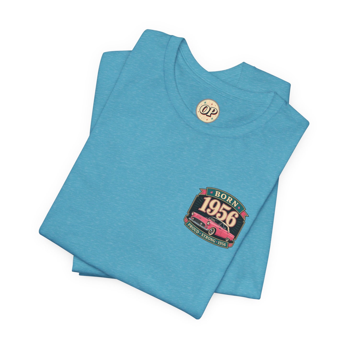 1956 Thunderbird T-Shirt | Vintage Born in 1956 Gift | 70th Birthday Retro Tee for Men & Women