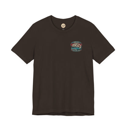 1957 Chevrolet Bel Air T-Shirt | Vintage Born in 1957 Gift | 69th Birthday Retro Tee for Men & Women