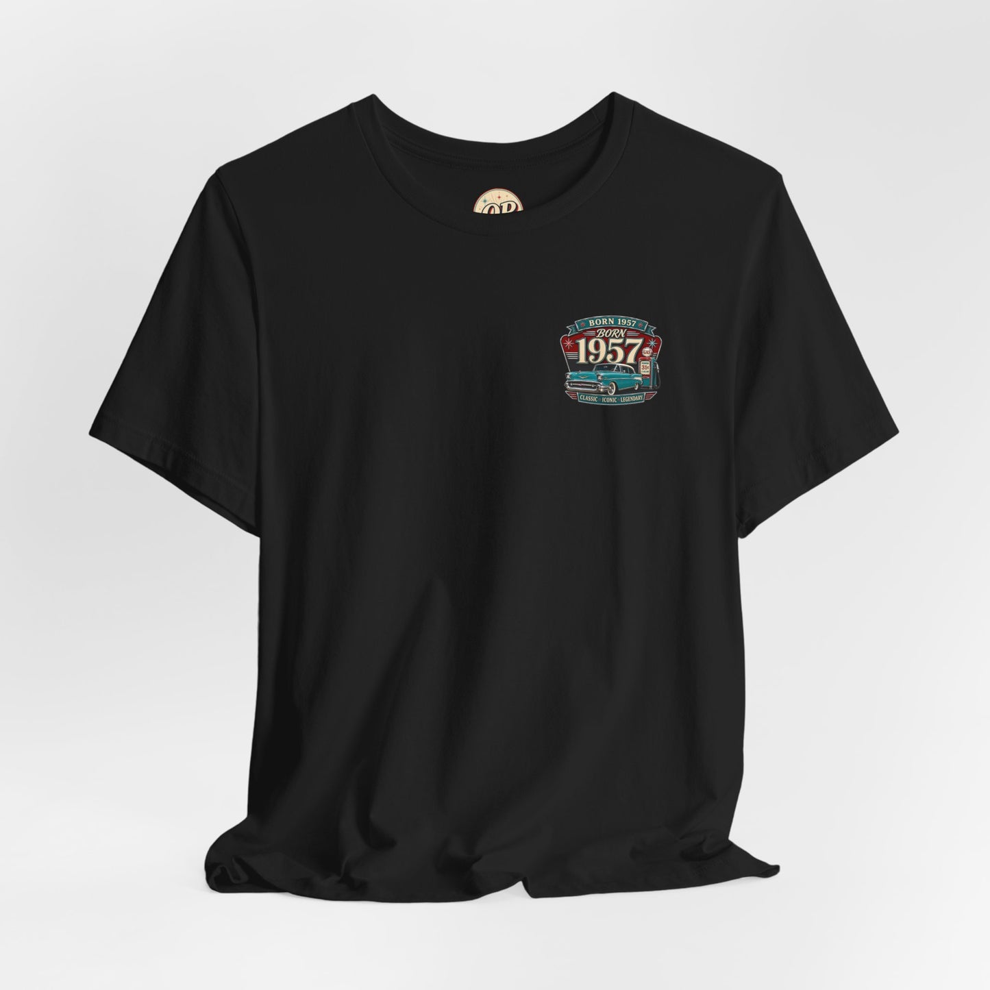 1957 Chevrolet Bel Air T-Shirt | Vintage Born in 1957 Gift | 69th Birthday Retro Tee for Men & Women