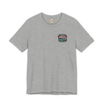 1957 Chevrolet Bel Air T-Shirt | Vintage Born in 1957 Gift | 69th Birthday Retro Tee for Men & Women