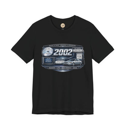 2002 Y2K Classic Car T-Shirt | Born in 2002 Birthday Gift | 24th Birthday Tee for Men & Women