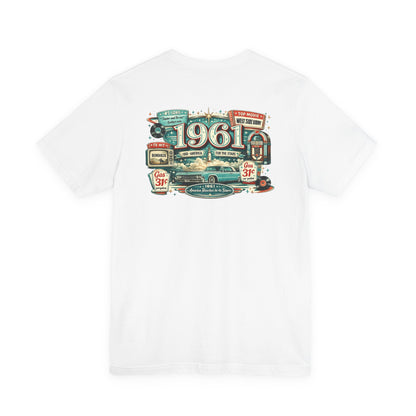 1961 Lincoln Continental T-Shirt | Vintage Born in 1961 Gift | 65th Birthday Retro Tee for Men & Women