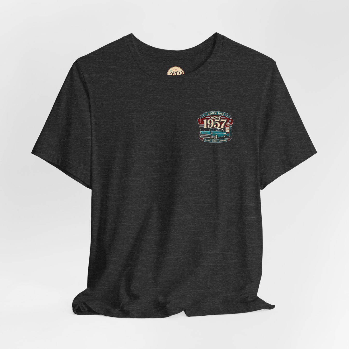 1957 Chevrolet Bel Air T-Shirt | Vintage Born in 1957 Gift | 69th Birthday Retro Tee for Men & Women