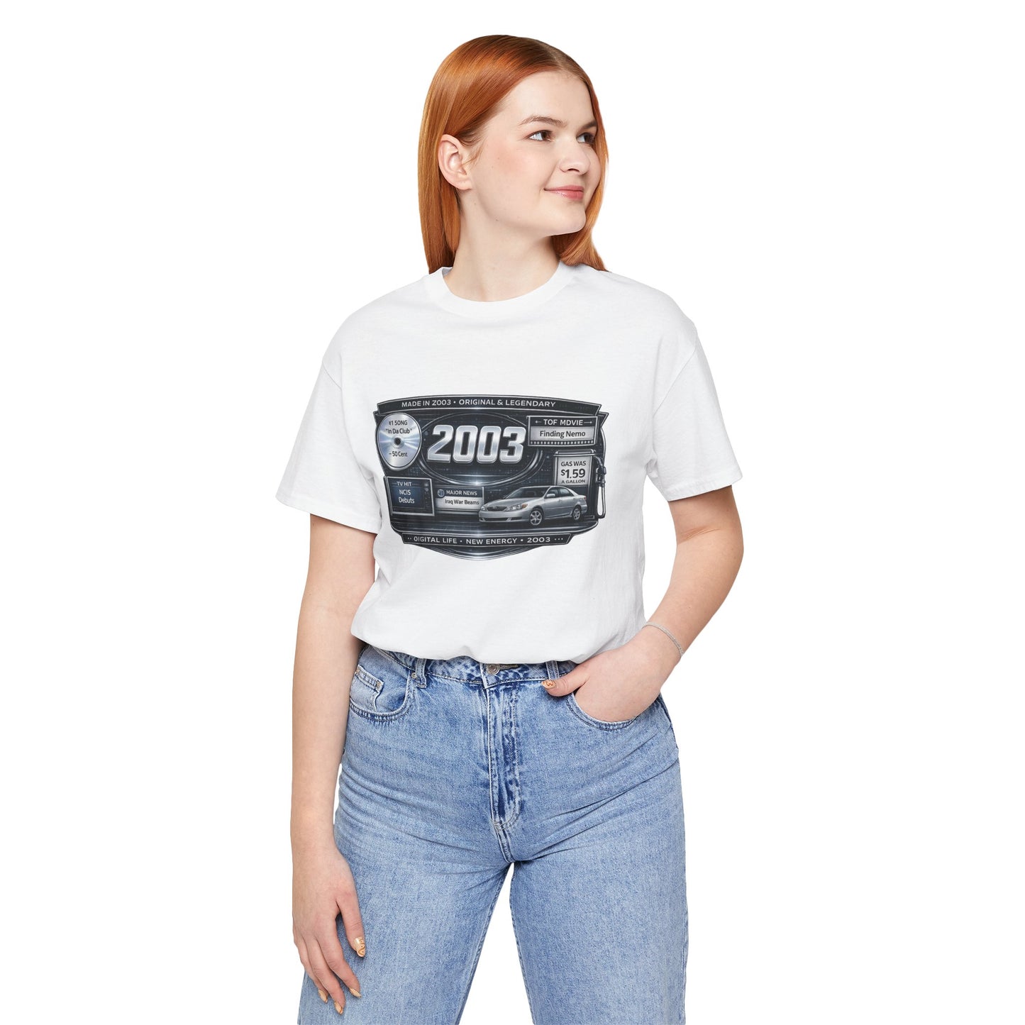 2003 Y2K Classic Car T-Shirt | Born in 2003 Birthday Gift | 23rd Birthday Tee for Men & Women