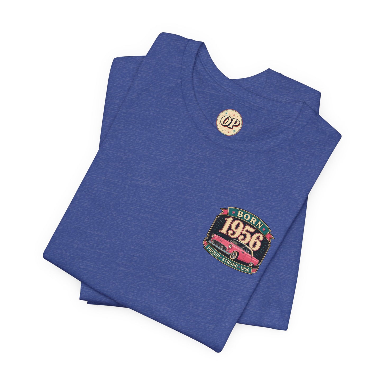 1956 Thunderbird T-Shirt | Vintage Born in 1956 Gift | 70th Birthday Retro Tee for Men & Women