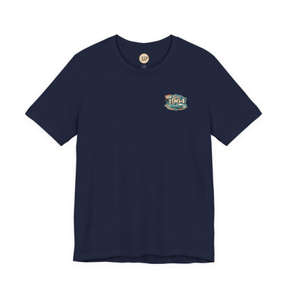 1964 Mustang T-Shirt | Vintage Born in 1964 Gift | 62nd Birthday Retro Tee for Men & Women