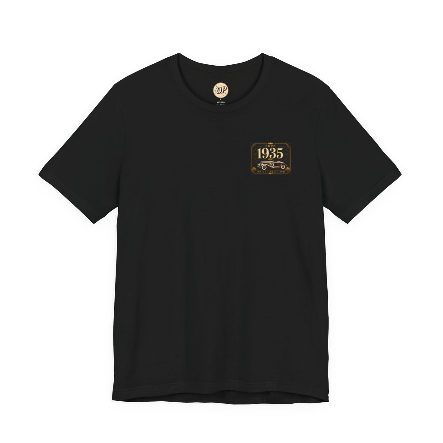 1935 Auburn Speedster T-Shirt | Vintage Born in 1935 Gift | 91st Birthday Retro Tee for Men & Women